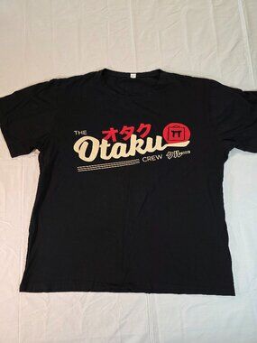 Manga Anime The Otaku Box Exclusive The Otaku Crew T-Shirt 4 XL